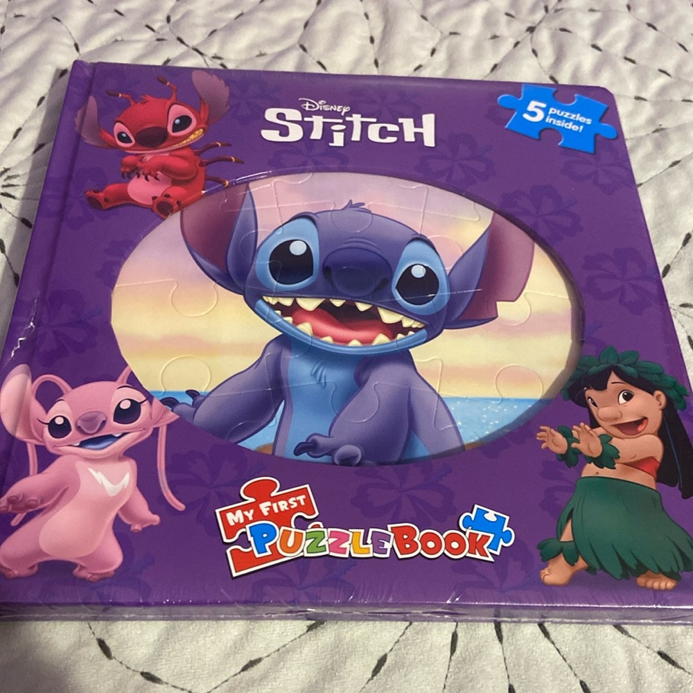 Stitch puzzle book